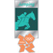 London 2012 Jumping Pictogram Pin