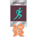 London 2012 Athletics Pictogram Pin