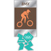 London 2012 BMX Pictogram Pin