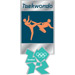 London 2012 Taekwondo Pictogram Pin