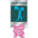 London 2012 Weightlifting Pictogram Pin