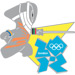 London 2012 Mascot Wenlock Fencing Pin