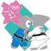 London 2012 Mascot Wenlock Judo Pin