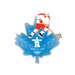 LIMITED EDITION Vancouver 2010 Clear Aqua Leaf - Hockey Pin
