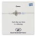 The Filia Bracelet Collection:: Greek Cross Adjustable Macrame Silver Color Bracelet