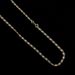 Sterling Silver 18" Chain with Ancient Greek Floral Motif Links (Handmade)