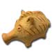 Cypriot Zoomorphic Clay Rattle Replica, 600-480 BC, Museum of Cycladic Art
