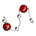 Sterling Silver Begleri Small Beads (choice of color)