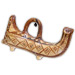 Clay Trireme shaped Oil Lamp replica, Bronze Age, National Museum of Cyprus