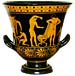 Red Figure Krater Hgt. 30 cm