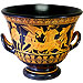 Red Figure Krater Hgt. 30 cm