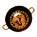 Red Figure Kylix ( wine cup ) 20 cm