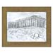 Parthenon Silver Engraving Wall Decoration