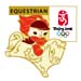 Beijing 2008 Huanhuan Equestrian Olympic Sports Pin