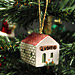 Greek Island Christmas Tree Ceramic Ornament - School