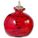 Red Ceramic Pomegranate Oil Lamp