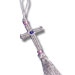 Religious Handmade Silver Thread Komboskini Cross 