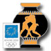 Athens 2004 Wrestling Vase Pin