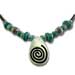 The Siren Collection - Necklace w/ Swirl Motif Pendant