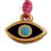 Greek Evil Eye Pink Handbraided Macrame Adjustable Necklace 103514