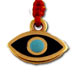 Greek Evil Eye Red Handbraided Macrame Adjustable Necklace 103514
