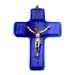 Blue Glass Cross