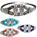 Geometric Collection - Double Strand Bracelet w/ Greek Key Motif BE275 (4 Color Options)