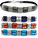Geometric Collection - Double Strand Bracelet with Greek Key Motif BE285 (4 Color Options)