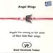 The Filia Bracelet Collection:: Angel Wings “Stay Safe” adjustable Macrame Pink String Bracelet