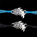 Byzantium Collection - Bracelet with Swirl & Leaf Motif BY75 (2 Color Options)