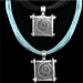 Byzantium Collection - Necklace with Swirl Motif KY230 (2 Color Options)