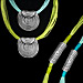 Byzantium Collection - Necklace & Bracelet Set w/ Swirl Motif KY250 & BY60 (2 Color Options)