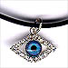 Rhinestone Evil Eye Necklace