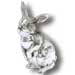 Sterling Silver  Figurines:Rabbit
