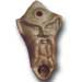 Ceramic Olive Oil Lamp - Primos 0123D5
