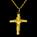 Large Gold Plated Greek Cross 