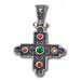 Mystras Byzantine Collection, Sterling Silver Square Cross 30mm