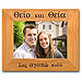 Aunt and Uncle We Love You (or I Love You) 4x6 in. Photo Frame (in Greek)