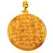 The Agamemnon Collection - 24K Gold Plated Sterling Silver Pendant - Swirls & Whorls Motif (32mm)