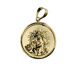 9k Gold Pendant - Christ and Madonna w/ Child (18mm)