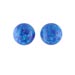 14k Gold Post Earrings w/ Opal (7mm)