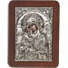 G0206 Orthodox Saint Silver Icon - Panayia ( Virgin Mary ) Glikofilousa 13x19cm