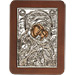 G0207 Orthodox Saint Silver Icon - Panayia ( Virgin Mary ) Glikofilousa 13x19cm