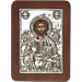 G0223 Orthodox Saint Silver Icon - Christos ( Jesus Christ ) Sifnou 13x19cm