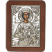 G0234 Orthodox Saint Silver Icon - Agia Ekaterini ( Saint Catherine ) 13x19cm