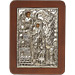 G0236 Orthodox Saint Silver Icon - Agia Irini ( Saint Irene ) Chrisovalantou 13x19cm