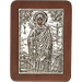 G0237 Orthodox Saint Silver Icon - Agia Marcella ( Saint Markella ) 13x19cm