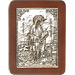 G0241 Orthodox Saint Silver Icon - Agios Gerasimos ( Saint Gerasimus ) 13x19cm