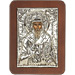 G0242 Orthodox Saint Silver Icon - Agios Dionisios ( Saint Dionysios ) 13x19cm
