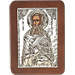G0249 Orthodox Saint Silver Icon - Agios Athanasios ( Patriarch of Alexandria ) 13x19cm